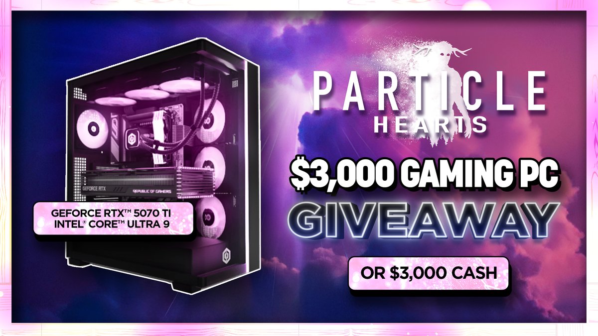 Vast (@vastgg) on Twitter photo $3,000 Gaming PC or $3,000 Cash Giveaway! #ad
☑️ RTX 5070 Ti
☑️ Intel Core Ultra 9
To enter, perform these tasks via the link below:
🔁 Repost + Like
✅Follow <a href="/FirstBreakLabs/">First Break Labs</a> + <a href="/UFireGames/">Underwater Fire Games</a>
Enter Here: vast.link/PH $3,000 Gaming PC or $3,000 Cash Giveaway! #ad
☑️ RTX 5070 Ti
☑️ Intel Core Ultra 9
To enter, perform these tasks via the link below:
🔁 Repost + Like
✅Follow <a href="/FirstBreakLabs/">First Break Labs</a> + <a href="/UFireGames/">Underwater Fire Games</a>
Enter Here: vast.link/PH