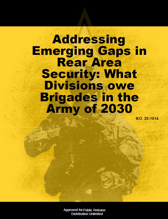 Read on the growing challenge in securing rear areas due to forthcoming Army Structure changes. Reduction in Military Police has now led to units employing multinational partners to fill this gap.

Read this full #Army article or download using this link: army.mil/article/285321…