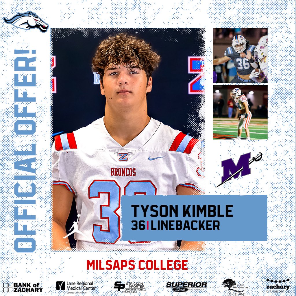 Zachary High Football tweet media