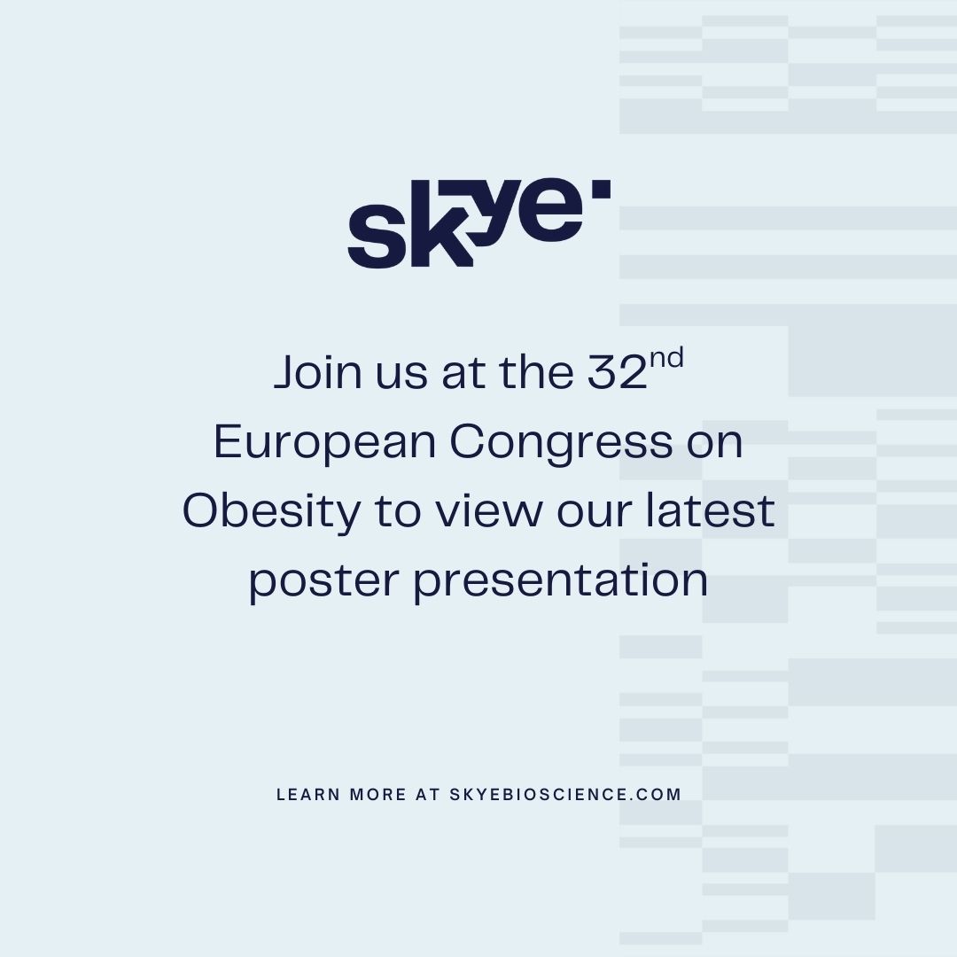 Skye Bioscience (@skyebioscience) on Twitter photo Skye will participate in the 32nd European Congress on Obesity, with a poster presentation on Monday, May 13th.
Titled '๐๐ฆ๐ฎ๐ฐ๐ฏ๐ด๐ต๐ณ๐ข๐ต๐ช๐ฏ๐จ ๐ต๐ฉ๐ฆ ๐ด๐ถ๐ง๐ง๐ช๐ค๐ช๐ฆ๐ฏ๐ค๐บ ๐ฐ๐ง ๐ฑ๐ฆ๐ณ๐ช๐ฑ๐ฉ๐ฆ๐ณ๐ข๐ญ ๐๐1 ๐ช๐ฏ๐ฉ๐ช๐ฃ๐ช๐ต๐ช๐ฐ๐ฏ ๐ต๐ฐ ๐ฑ๐ณ๐ฐ๐ฎ๐ฐ๐ต๐ฆ ๐ธ๐ฆ๐ช๐จ๐ฉ๐ต ๐ญ๐ฐ๐ด๐ด Skye will participate in the 32nd European Congress on Obesity, with a poster presentation on Monday, May 13th.
Titled '๐๐ฆ๐ฎ๐ฐ๐ฏ๐ด๐ต๐ณ๐ข๐ต๐ช๐ฏ๐จ ๐ต๐ฉ๐ฆ ๐ด๐ถ๐ง๐ง๐ช๐ค๐ช๐ฆ๐ฏ๐ค๐บ ๐ฐ๐ง ๐ฑ๐ฆ๐ณ๐ช๐ฑ๐ฉ๐ฆ๐ณ๐ข๐ญ ๐๐1 ๐ช๐ฏ๐ฉ๐ช๐ฃ๐ช๐ต๐ช๐ฐ๐ฏ ๐ต๐ฐ ๐ฑ๐ณ๐ฐ๐ฎ๐ฐ๐ต๐ฆ ๐ธ๐ฆ๐ช๐จ๐ฉ๐ต ๐ญ๐ฐ๐ด๐ด
