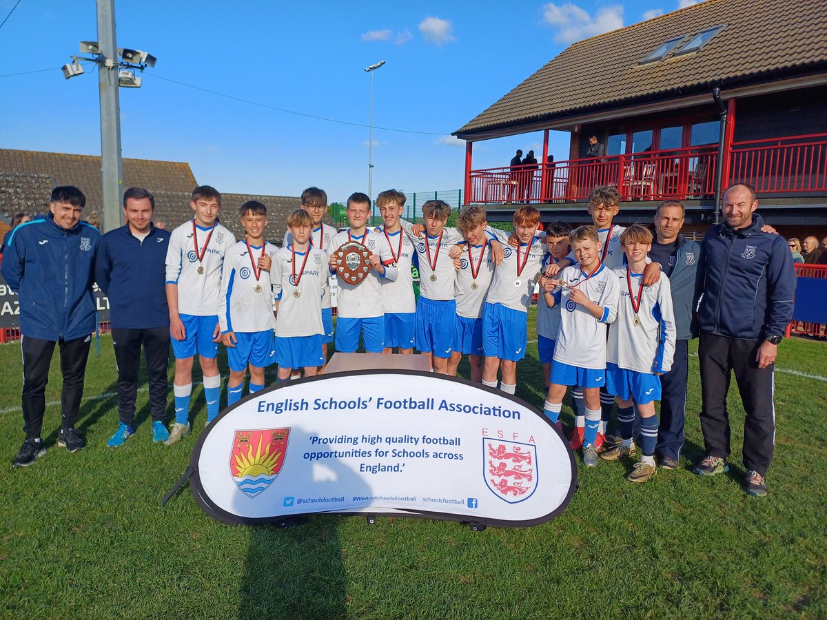 Huge well done to <a href="/KesgraveHSPE/">KHS PE</a> U13 Boys on their win in the County Cup final this afternoon <a href="/needhammktfc/">Needham Market FC</a> 
Congratulations to all involved