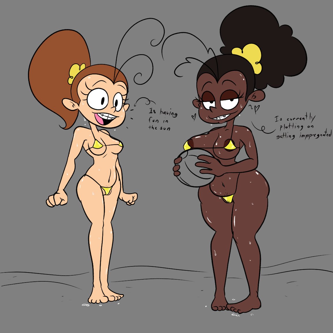 Had to hop on the gold bikini meme tho there's not much of it to see #theloudhouse #luanloud #tlh #nsfw