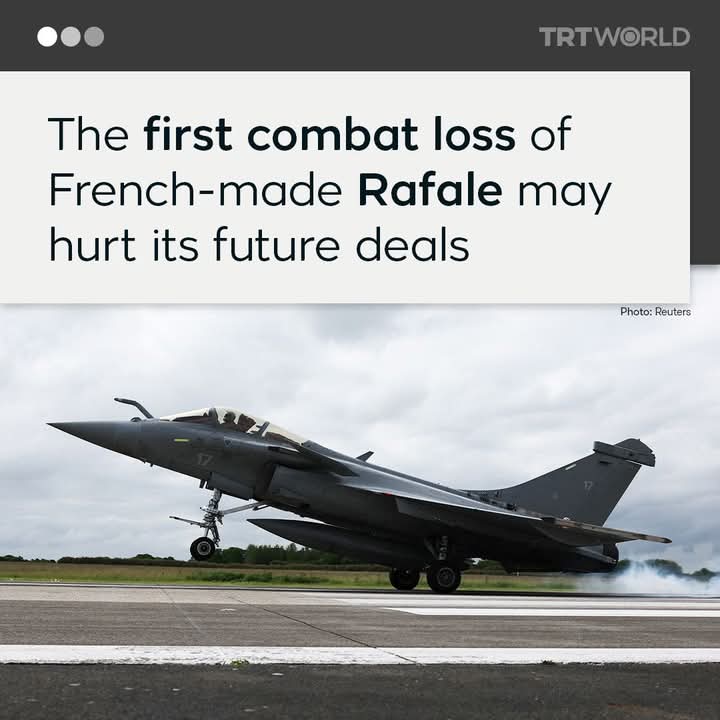 The loss of Rafales is a ‘deep embarrassment’ for India that was relying on the French jets to face off with rival Pakistan
🔗 trt.world/c9yn
#IndiaPakistanWar #PakistanZindabad #Pakistan #PakArmyZindabad