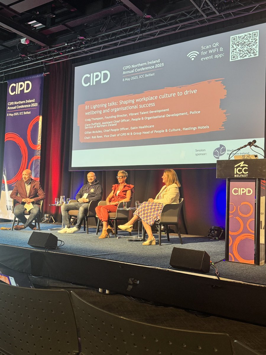 Miss_Neeson's tweet photo. What an inspiring day at #CIPDNI2025 in Belfast! Energised by powerful insights on AI’s role in shaping the future of HROD &amp; grateful for the chance to connect with brilliant minds across the profession. #HR #FutureOfWork #HROD #Networking #CIPDNI #Belfast @CIPD_NI https://t.co/TUfWGK3wW9