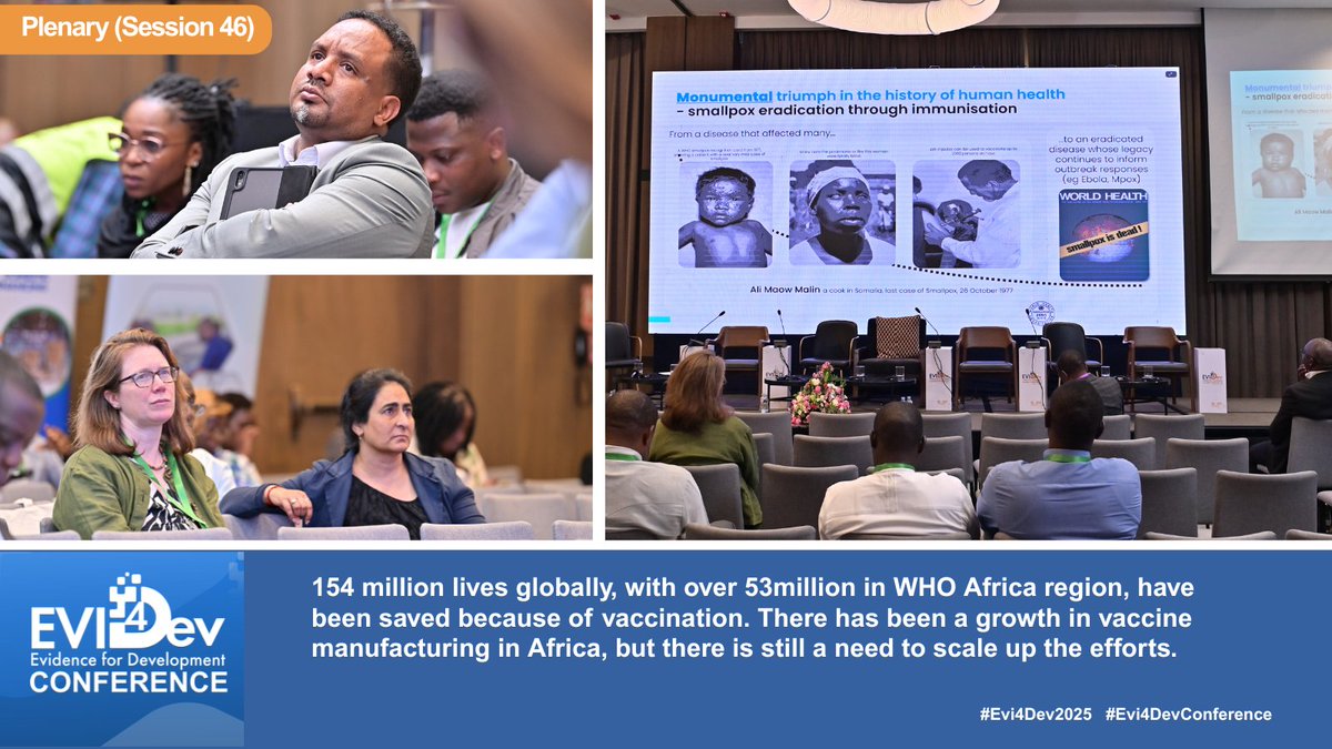 Evi4DevCon's tweet image. In his guest lecture at the #Evi4DevConference, WHO’s Prof. @CharlesShey emphasised that achieving the continent’s target of 90% vaccine coverage across all countries by 2030 will require robust, evidence-driven strategies tailored to local realities.

#Evi4Dev2025 #Agenda2063