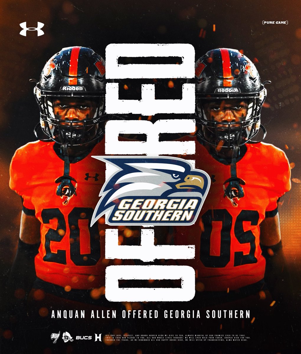 #RecruitHoover (@recruithoover) on Twitter photo 🔥 Big-time congrats to <a href="/AnquanAllen3/">Anquan Allen</a> on receiving offers from <a href="/WakeFB/">Wake Forest Football</a> and <a href="/GSAthletics_FB/">Georgia Southern Football</a>! The momentum keeps building—keep stacking and stay locked in! 🏈
#GoBucs #NextLevel #BucsFootball #Deacs #HailSouthern #BuiltForThis 🔥 Big-time congrats to <a href="/AnquanAllen3/">Anquan Allen</a> on receiving offers from <a href="/WakeFB/">Wake Forest Football</a> and <a href="/GSAthletics_FB/">Georgia Southern Football</a>! The momentum keeps building—keep stacking and stay locked in! 🏈
#GoBucs #NextLevel #BucsFootball #Deacs #HailSouthern #BuiltForThis
