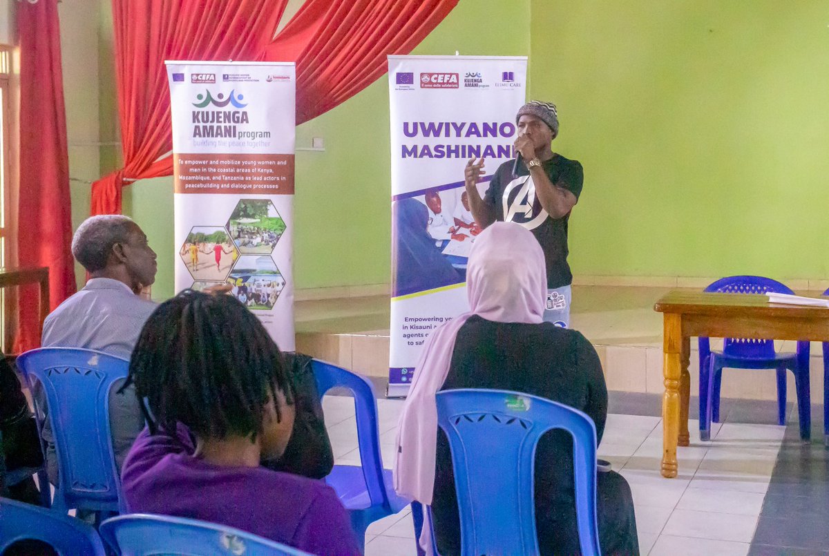 Elimu Care (@careelimu) on Twitter photo Weāre thrilled to launch <a href="/maskani_yetu/">maskani yetu</a> the first youth center in Kisauni, located at Mtopanga Chiefās Camp. Through #UwiyanoMashinani, weāll offer training in peacebuilding, financial literacy & job readiness + develop a Youth Manifesto. Weāre thrilled to launch <a href="/maskani_yetu/">maskani yetu</a> the first youth center in Kisauni, located at Mtopanga Chiefās Camp. Through #UwiyanoMashinani, weāll offer training in peacebuilding, financial literacy & job readiness + develop a Youth Manifesto.