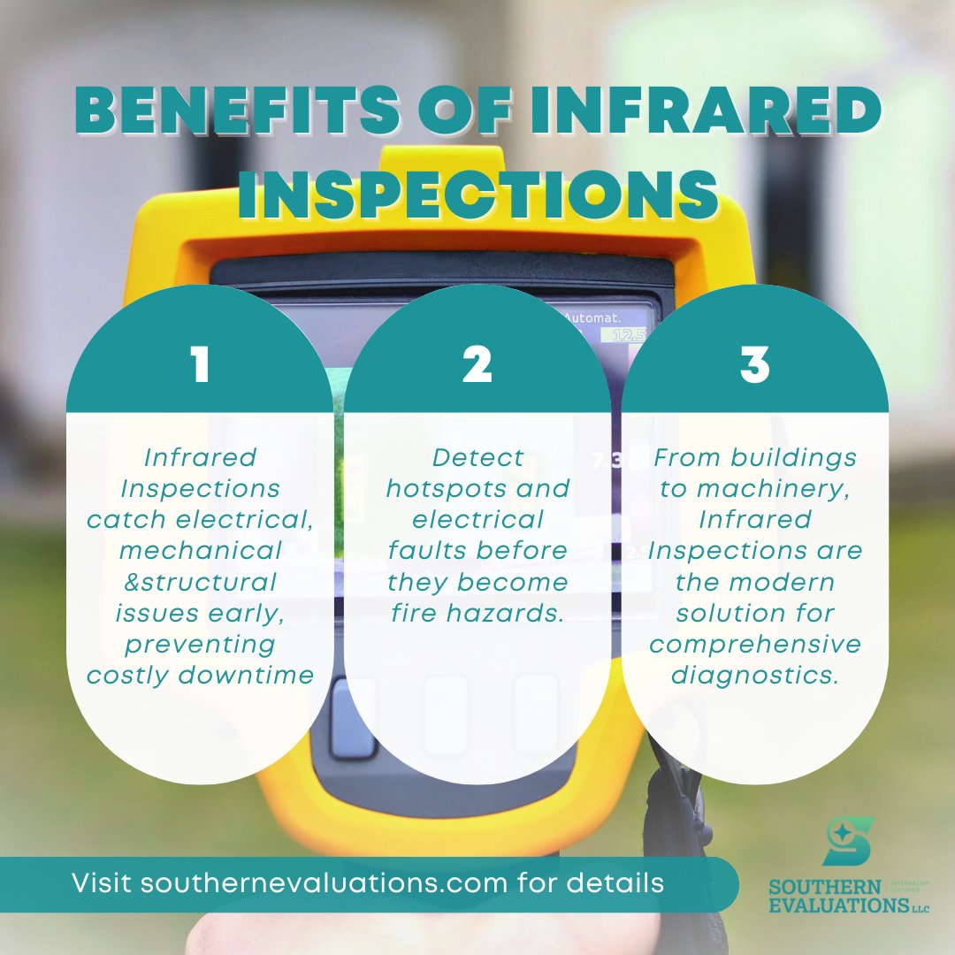 SouthernEvalLLC's tweet image. 🔍 See what’s lurking behind the walls!
Infrared inspections catch problems before they become costly.
🛠️ Learn more at southernevaluations.com.

#SouthernEvaluationsLLC #InfraredInspection #HiddenHazards #HomeProtection