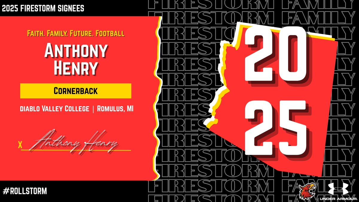 ACU Football ๐ฅ (@firestormfb) on Twitter photo Welcome to the FIRESTORM FAMILY Cornerback <a href="/_AnthonyHenry/">Anthony Henry</a> from <a href="/DVCVikingsFB/">Diablo Valley College Football</a> Welcome to the FIRESTORM FAMILY Cornerback <a href="/_AnthonyHenry/">Anthony Henry</a> from <a href="/DVCVikingsFB/">Diablo Valley College Football</a>