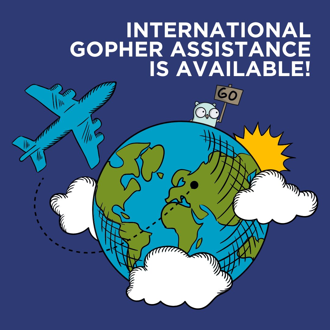 GopherCon's tweet image. Traveling from abroad for #GopherCon? We’re here to help! 🌍✈️

If you need a letter of invitation, just email us your legal name, job title, company name, and address — we’ve got you covered.

📧 info@gopheracademy.com

#RoadToGopherCon #GophersTakeManhattan #golang