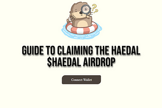 awickedlife's tweet photo. ๐ Dive into the future of DeFi with Haedal Protocol โ the $HAEDAL airdrop is now live!
#binance #crypto #web3airdrop #definetwork
๐ https://t.co/pnoqrcttRg https://t.co/gjp4pDGb01