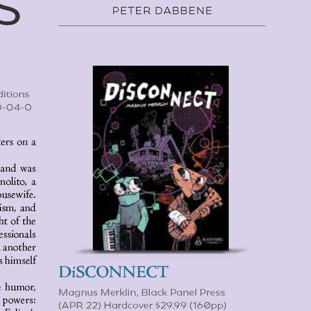 🎶 “DiSCONNECT is a touching graphic novel about music lovers in mourning and the always changing nature of friendship.” — Foreword Reviews

#DiSCONNECTgraphicnovel #GraphicNovel #ForewordReviews #IndieComics #ComicsAboutMusic #ComicsAndGrief #ComicArt

forewordreviews.com/reviews/discon…