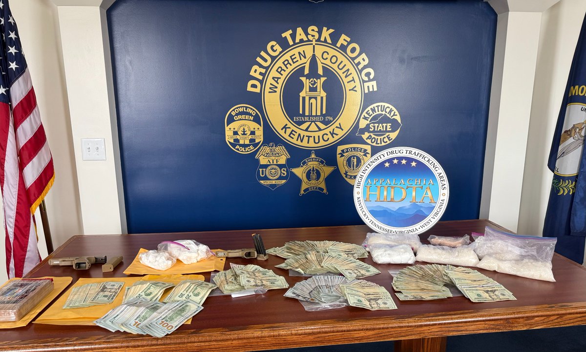 ATF Louisville (@atflouisville) on Twitter photo Yesterday, Bowling Green-Warren County Drug Task Force, <a href="/ATFLouisville/">ATF Louisville</a>, and <a href="/kystatepolice/">KY State Police</a> Interdiction Team arrested three individuals for armed drug trafficking offenses. Read more here: bit.ly/42MTjbh Yesterday, Bowling Green-Warren County Drug Task Force, <a href="/ATFLouisville/">ATF Louisville</a>, and <a href="/kystatepolice/">KY State Police</a> Interdiction Team arrested three individuals for armed drug trafficking offenses. Read more here: bit.ly/42MTjbh