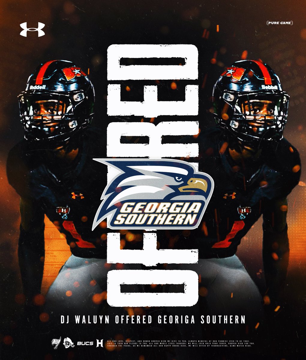 🔥 Shoutout to <a href="/DJ_Waluyn/">DJ Waluyn 2027</a> on receiving offers from both <a href="/WakeFB/">Wake Forest Football</a> and <a href="/GSAthletics_FB/">Georgia Southern Football</a>! The journey continues with big opportunities—keep making noise! 🏈
#GoBucs #NextLevel #BucsFootball #Deacs #HailSouthern #StayReady