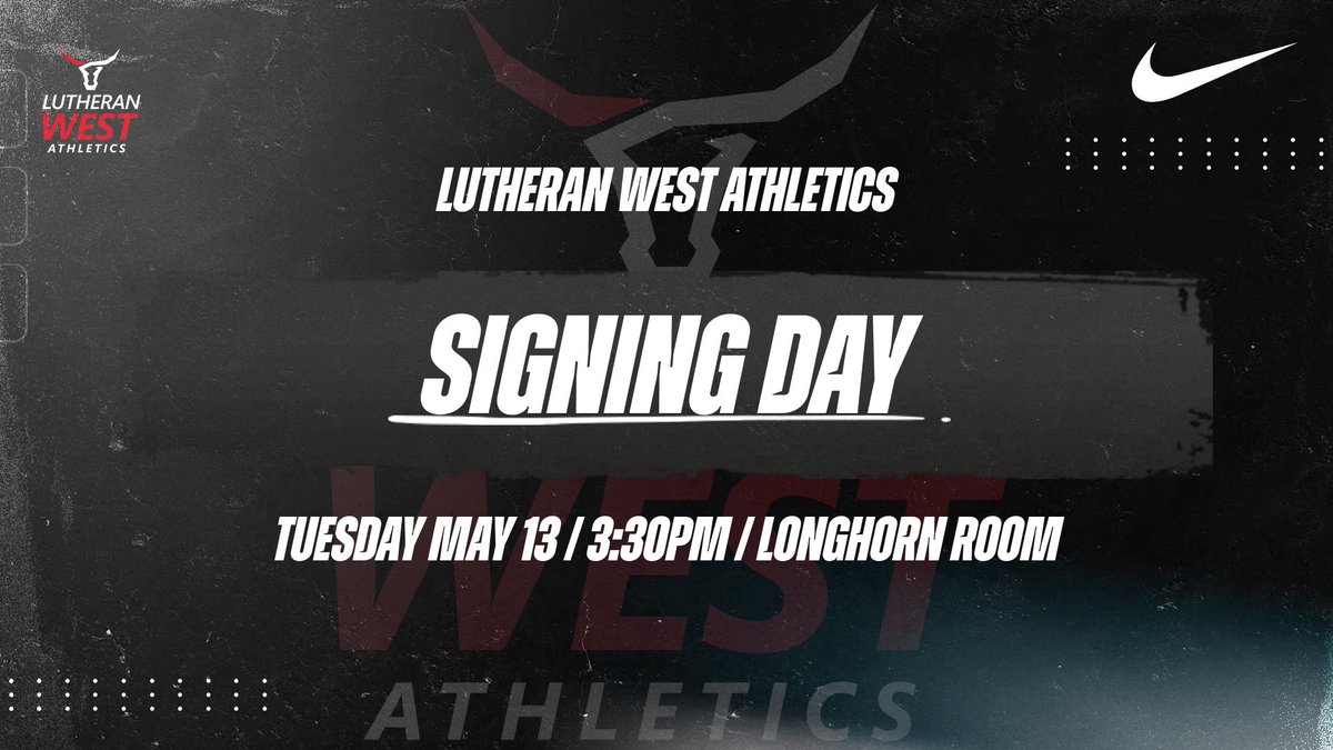 ICYMI: Lutheran West is honoring sixteen student-athletes next week. For more information, visit our athletics homepage.