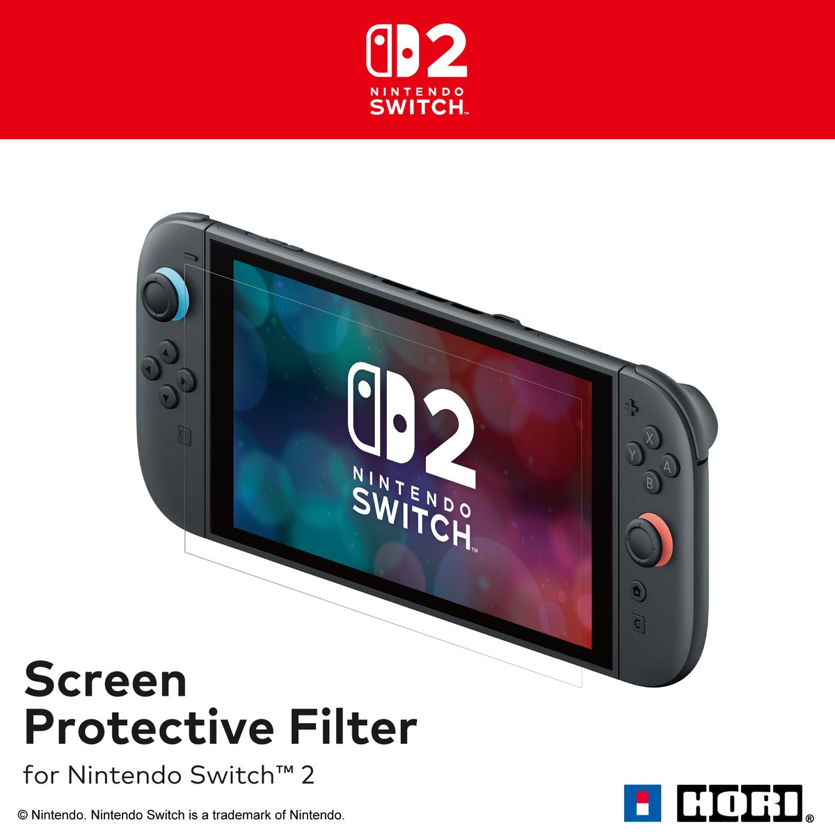 HORI_Europe's tweet image. Keep your #Nintendo Switch 2 screen safe from scratches and wear with the #HORI Screen Protective Filter! 

Featuring HORI’s proprietary and easy application method so you can apply and play straight away. 

Available for pre-order @Amazon. 
#HORIGaming