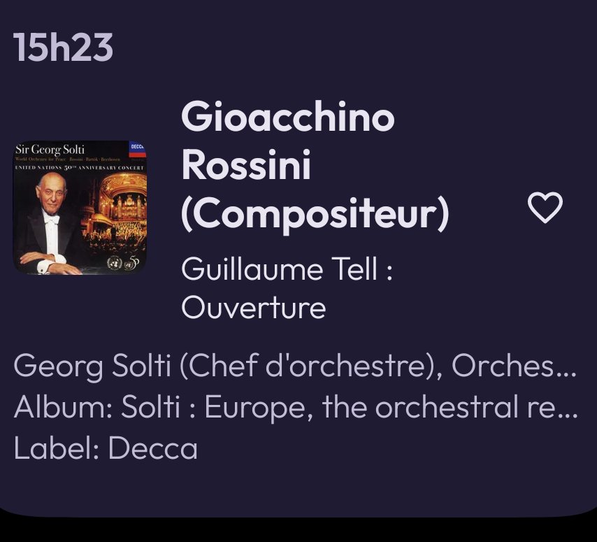 <a href="/stephanegrant/">Stéphane Grant</a> <a href="/mvoinchet/">marc voinchet</a> <a href="/francemusique/">France Musique</a> <a href="/jburbain/">Jean-Baptiste Urbain</a> <a href="/AudeGiger/">Aude GIGER</a> <a href="/nathaliepiole_/">Nathalie Piolé</a> <a href="/Jazz_Club/">Jazz France Musique</a> <a href="/ArnaudMerlin/">Arnaud Merlin</a> <a href="/maisondelaradio/">Maison de la Radio et de la Musique</a> <a href="/radiofrance/">Radio France</a> <a href="/KeithJarrettOrg/">KeithJarrett.org</a> <a href="/ECMRecords/">ECM Records</a> <a href="/MDozolme/">Max Dozolme</a> Incroyable ce qui m'arrive. J'étais en voiture 🚗 écoutant Relax 📻 avec Aude Giger évoquant "les orchestres de la réconciliation".. quand, sur le coup de 15h25, je me suis retrouvé soudainement Carrefour de Lodéon 🗺️.
<a href="/lodeonfrederic/">Frédéric Lodéon</a> 👋😉
Le GPS ne m'avait même pas prévenu ! 🎶