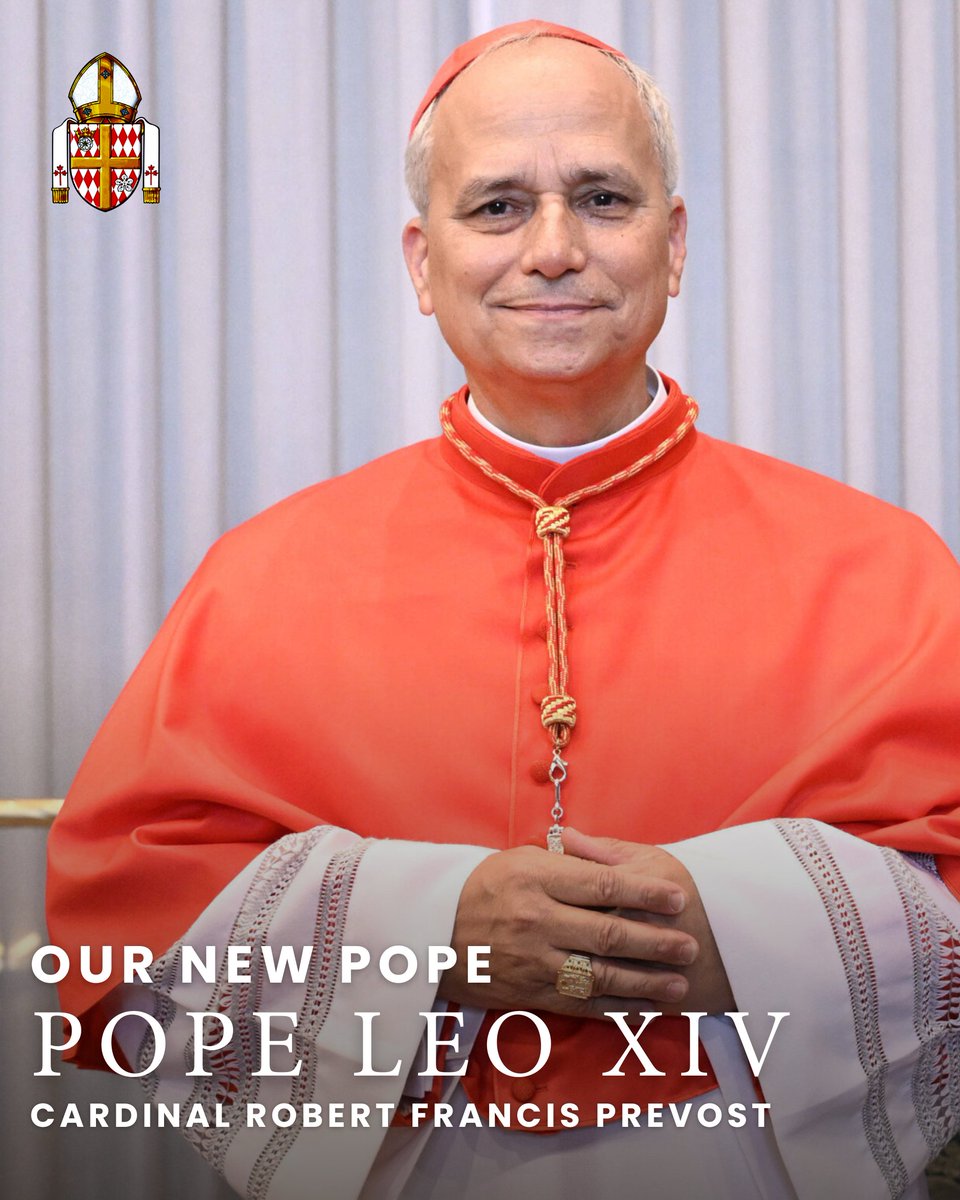 The Cardinals gathered in the Vatican’s Sistine Chapel have elected Cardinal Robert Francis Prevost as the 267th Pope, who took the name Pope Leo XIV.

Let us join together in prayer for Pope Leo as he begins this new chapter in service to God and the faithful around the world.