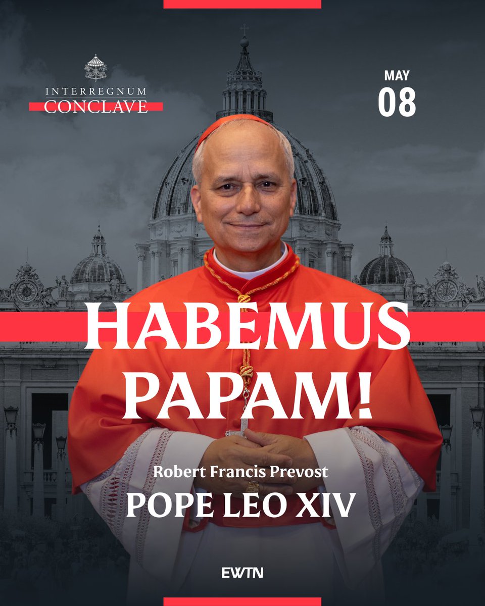 Meet Pope Leo XIV, our Holy Father!

Continue watching EWTN's Live Coverage on our YT channel - youtube.com/live/3A2eDX7CN…