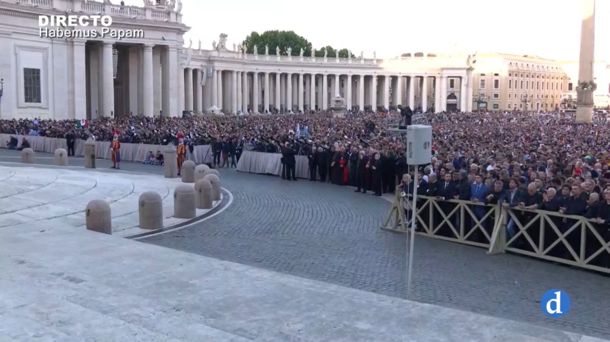 El Card. Robert Prevost Martínez ha sido elegido nuevo sucesor de #Pedro con el nombre de León XIV. ¡Demos gracias a Dios!
#DirectoRTVDToledo