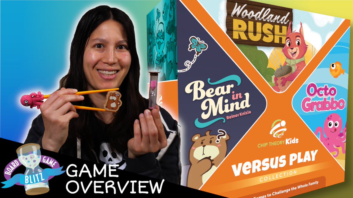 Board Game Blitz (@boardgameblitz) on Twitter photo Did you know that <a href="/ChipTheoryGames/">Chip Theory Games</a> has a line of games for kids? Here's my overview video of the three games in their Versus Games collection - Bear in Mind (story telling memory), Octo Grabbo (dexterity with chopsticks), and Woodland Rush (timed tasks)!
youtu.be/kWRalGque2o Did you know that <a href="/ChipTheoryGames/">Chip Theory Games</a> has a line of games for kids? Here's my overview video of the three games in their Versus Games collection - Bear in Mind (story telling memory), Octo Grabbo (dexterity with chopsticks), and Woodland Rush (timed tasks)!
youtu.be/kWRalGque2o