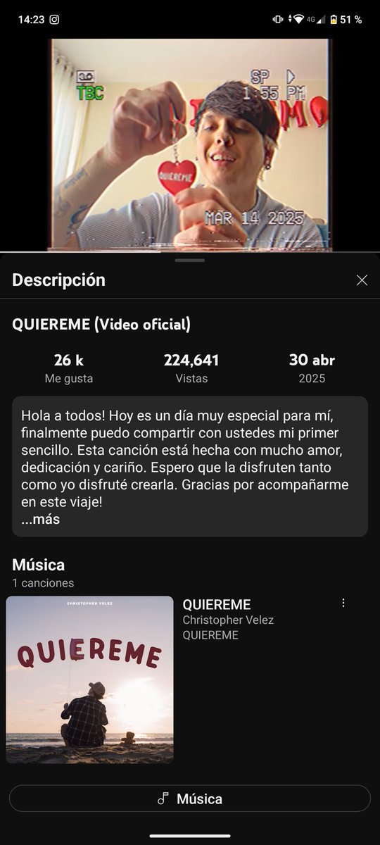 Azul92778229's tweet photo. Sigamos haciendo stream a esta hermosa canción que Chris la hizo con mucho cariño @christophervele hasta el fin del mundo con vos bebé ❤️🧸🇦🇷

https://t.co/LF5pPHxjnA https://t.co/NdZ6NqoDZy