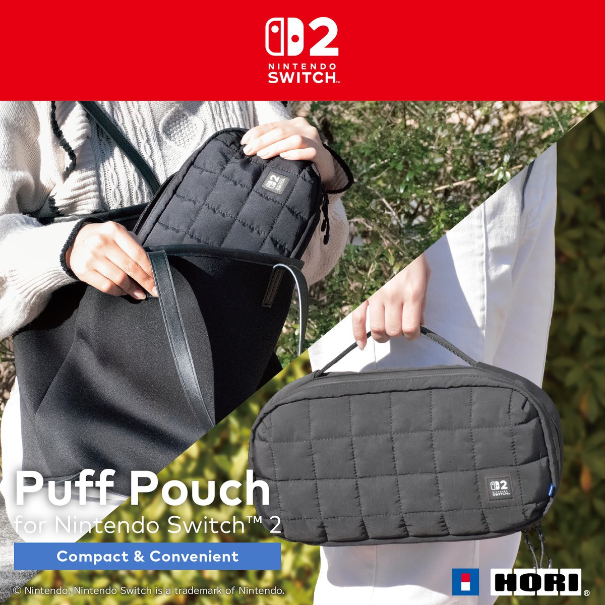 HORI_Europe's tweet image. Introducing the ultimate accessory for gamers on the go! 

Puff Pouch for #NintendoSwitch2 is the perfect companion for anyone looking to transport and store their system and accessories with ease. 

Available for pre-order @Amazon. 
#HORIGaming