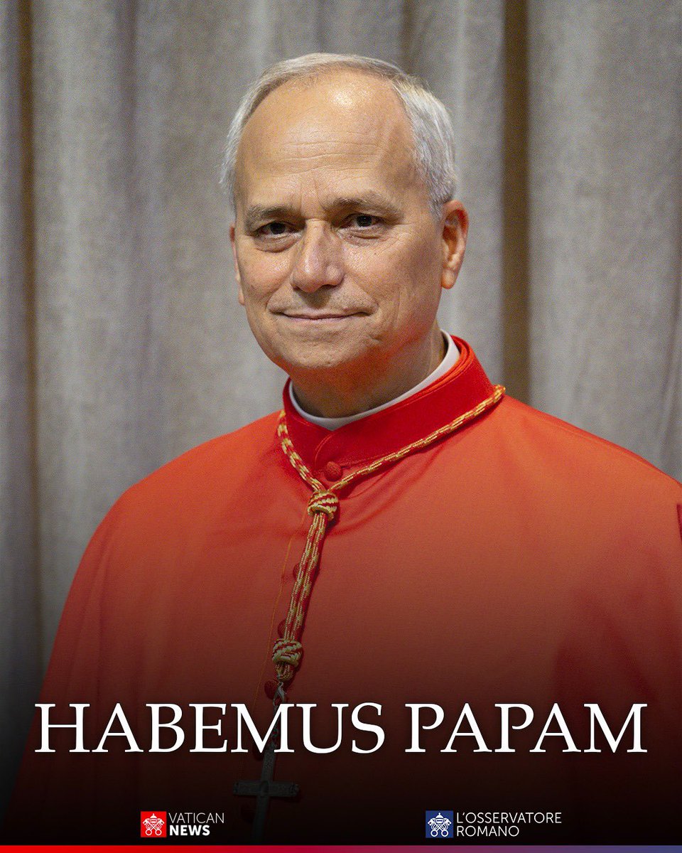 Habemus Papam! We have a Pope!

The Cardinals gathered in the Vatican’s Sistine Chapel have elected Cardinal Robert Francis Prevost as the 267th Pope, who took the name Pope Leo XIV.