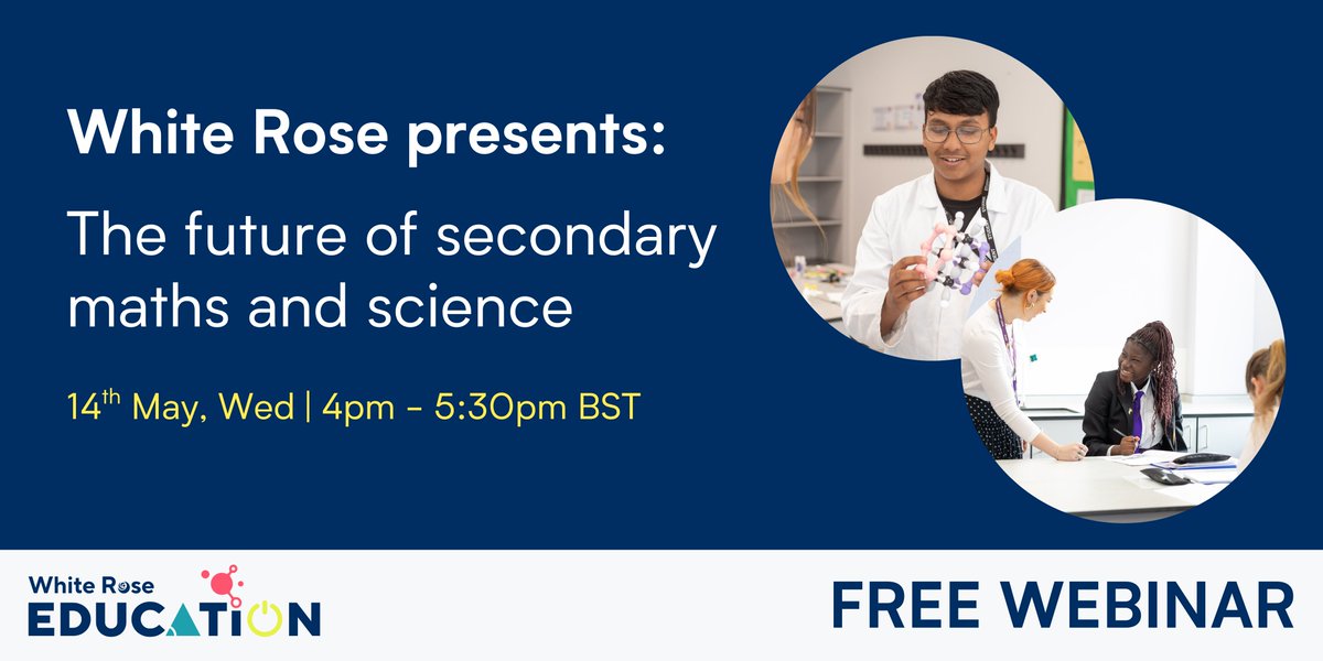 Unveiling our secondary maths and science resources! 🎉

We are delighted to invite you to our exclusive Secondary launch events, where we'll be unveiling V3 of our secondary maths scheme of learning, now fully aligned with our brand-new secondary science resources ⭐️

Gain early