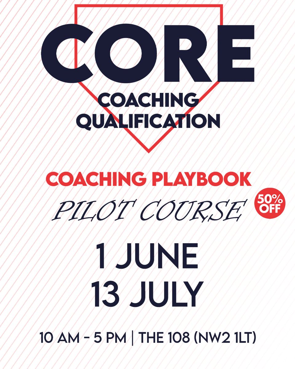 BaseballSoftball𝙐𝙆 (@bsuk) on Twitter photo Ahead of next month's Coaching Playbook launch, we are excited to invite our coaching community to the Pilot CORE Coaching Qualification Course - with a 50% discount (£100 off) the course price!
loom.ly/tJ7McTo
<a href="/BritishBaseball/">British Baseball Federation</a> | <a href="/BritishSoftball/">British Softball Federation</a> Ahead of next month's Coaching Playbook launch, we are excited to invite our coaching community to the Pilot CORE Coaching Qualification Course - with a 50% discount (£100 off) the course price!
loom.ly/tJ7McTo
<a href="/BritishBaseball/">British Baseball Federation</a> | <a href="/BritishSoftball/">British Softball Federation</a>