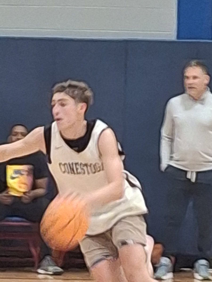 In game #3 at the P-W Spring League Conestoga edged CB West 44-42 but in a reversal of what happened with DP the Pioneers didn't shoot it well with the exception being '26 Shane O'Brien (P) who dropped 28pts with 7 treys in their win.