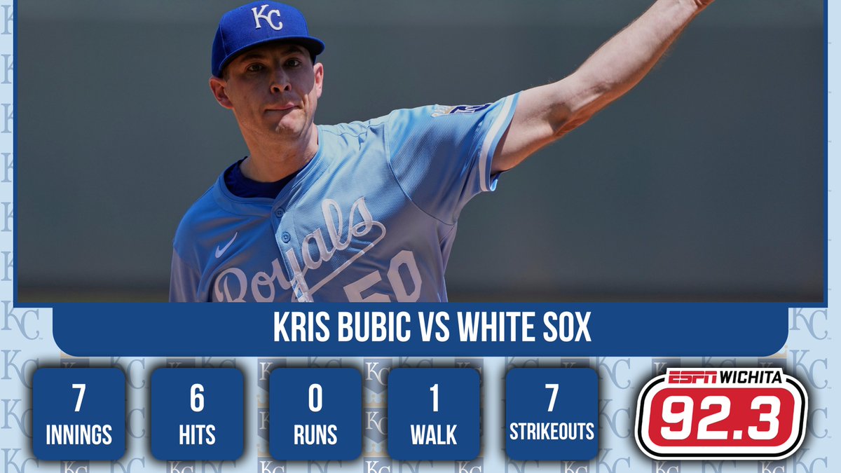 KKKKKKKris was lights out for the #Royals today!