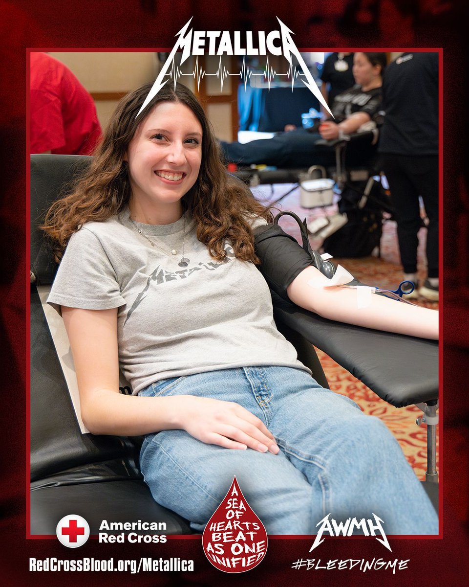Worlds collided in Blacksburg, where we had a large dose of #BleedingMe with a side of #MetallicaMarchingBand action. <a href="/SpiritOfTech/">The Marching Virginians</a> kicked off the American Red Cross x Metallica Blood Drive the only way you can when at <a href="/virginia_tech/">Virginia Tech</a>: with some heavy entrance music. The