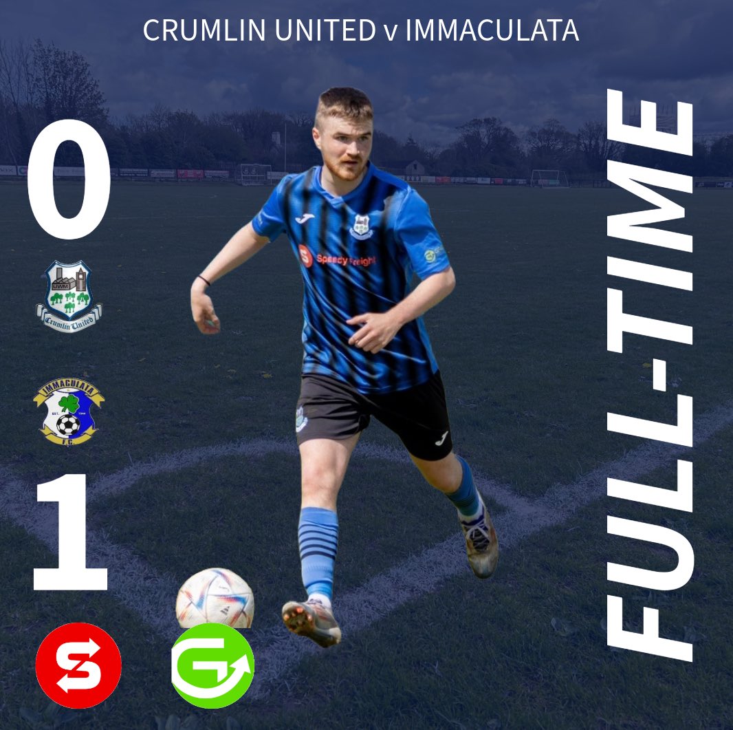 It ends in defeat.

#CrumlinUnitedFootballClub