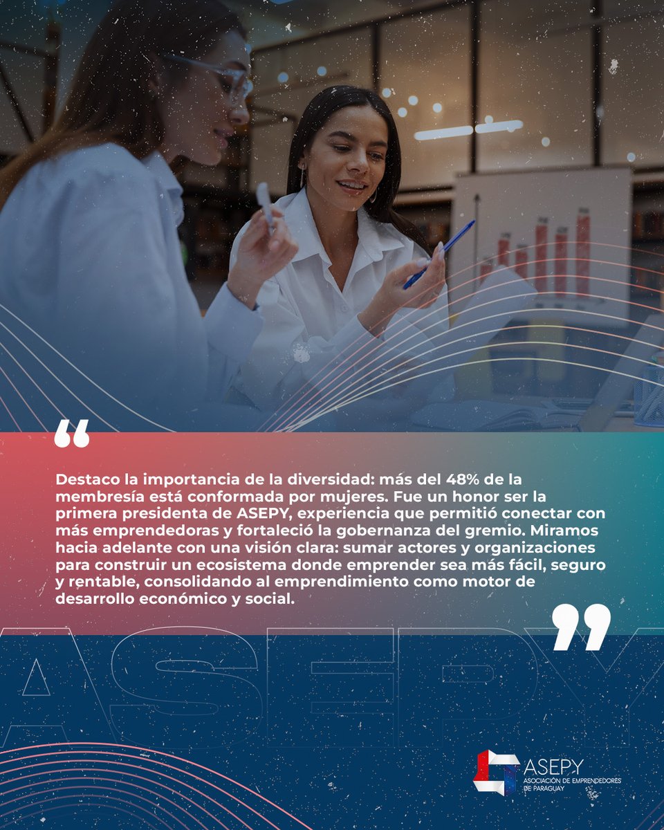 👉 La presidenta de ASEPY, Liz Grütter, compartió unas palabras sobre los logros, avances y desafíos del gremio.

✨ Deslizá y conocé lo que dijo sobre este año de trabajo por los emprendedores.

#Asepy #Gremio #Palabras