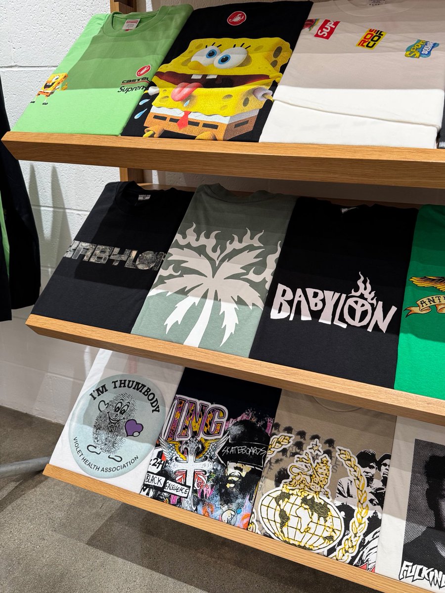Babylon - SS25 graphic tees available now in store at Supreme LA and other select retailers worldwide 🔥🌴