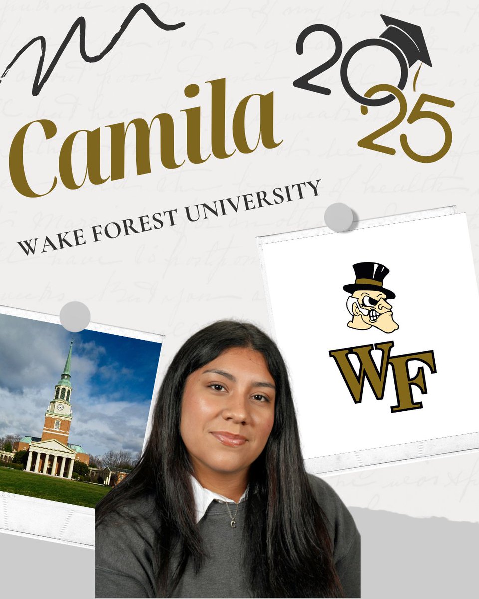 📣 Big congratulations to our CRRTHS Senior Camila on being accepted to Wake Forest University! @wfuniversity 💚⚫️🎓

Your commitment, resilience, and passion have led you here — and we couldn’t be more excited for you! 🌟

#CRRTHS #CristoReyRT #CollegeBound
