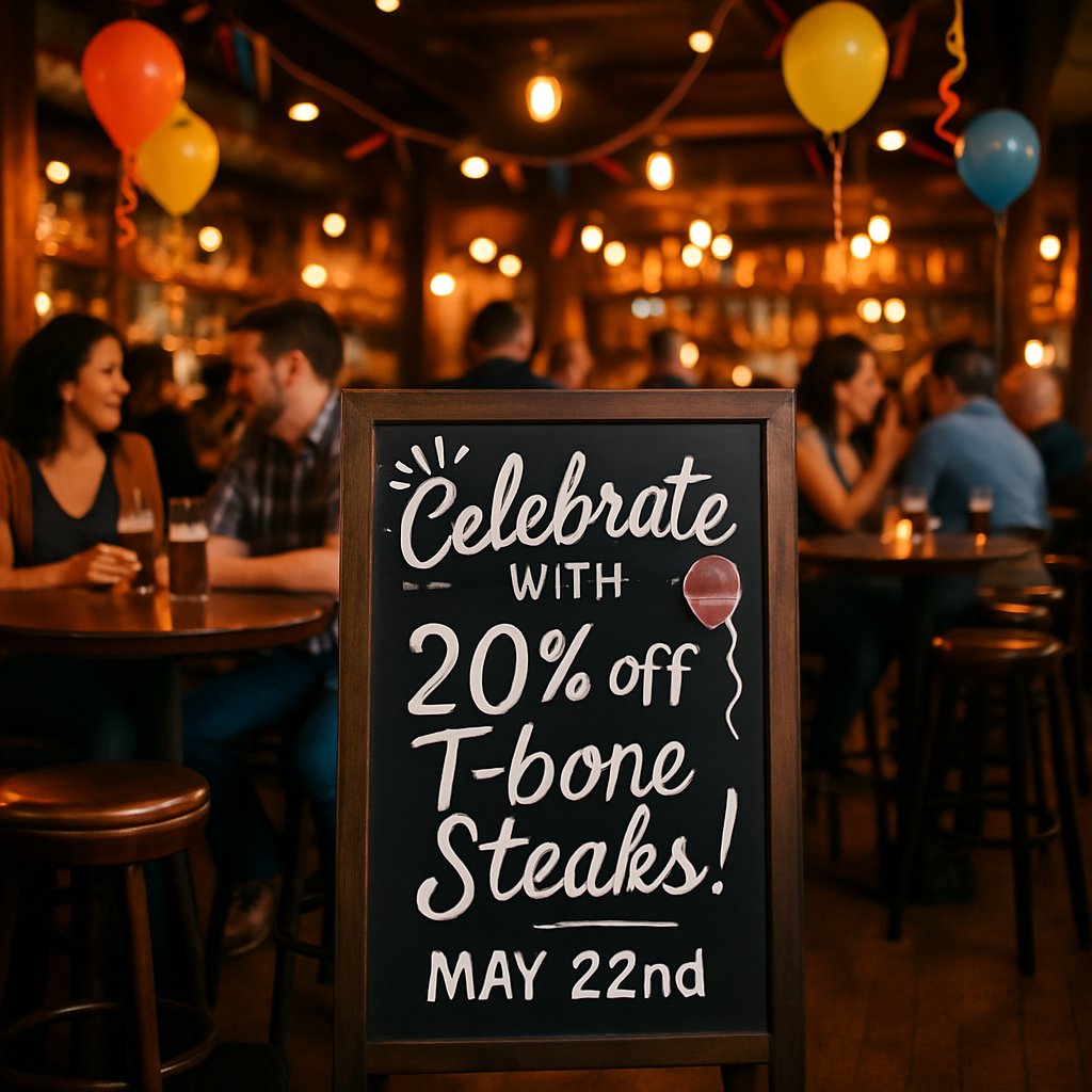 VoltekTest's tweet photo. 🎉 Celebrate my birthday with a sizzling 20% off on T-bone steaks! Join the feast on May 22nd and treat yourself to a steak-tacular experience! 🥩🎈 #BirthdayBash #TboneSteak #CelebrateWithSteak https://t.co/8TBMjuJE9u