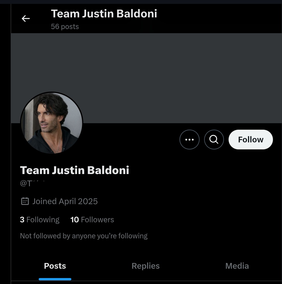 Kayafanno1's tweet photo. No hate, stating facts. 
Justin Baldoni is winning PR war her side is desperate.
*Her public image hasn't improved one bit, it's the opposite 
*Organic support for JB increased, hers is almost 0
The side that has to use new accounts with celebrity Avatars including JB is losing. https://t.co/djh2IOUM62