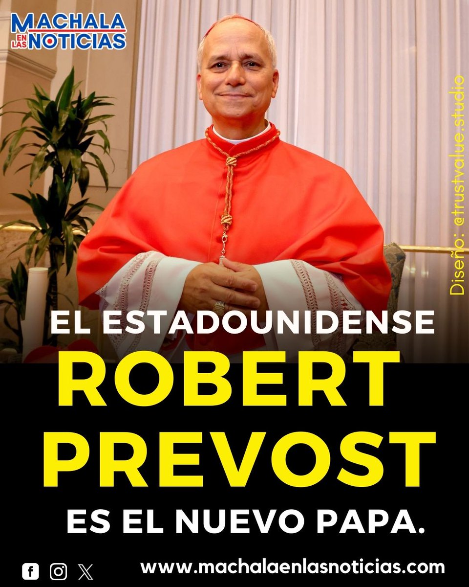 #ATENCIÓN | Robert Prevost Martínez es el nuevo papa. Ha sido elegido como el nuevo líder de la Iglesia Católica tras obtener al menos 89 votos. En el cónclave participaron 133 cardenales procedentes de 71 países 📷