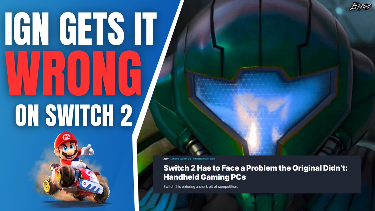 Elkduud's tweet photo. IGN got it wrong again. This time on #Switch2 🤦🏻‍♂️
https://t.co/oPCuvLQKs7 https://t.co/3Ws4j96NOq