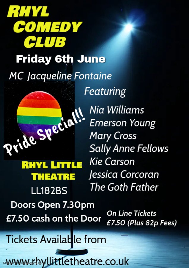 Rhyl Comedy Club tweet media