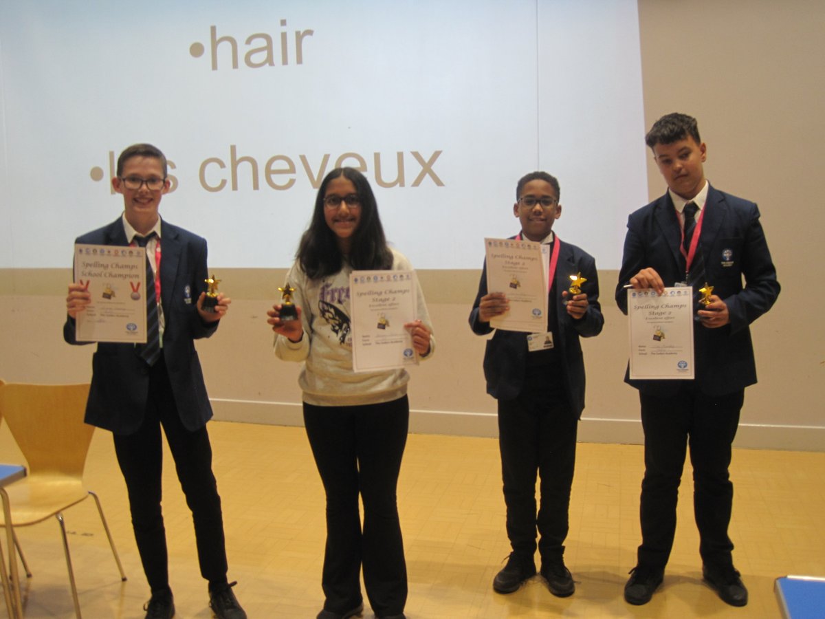 The Cedars Academy (@cedarsacad) on Twitter photo A big well done to all of our Y7 Stage 2 Spelling Champs contestants who competed after school today for a place in the <a href="/LHTrustLeics/">Lionheart Educational Trust</a> final. Congratulations to the winners who will represent Cedars and a big thank you to our judges and fantastic audience of family members! 🇫🇷 A big well done to all of our Y7 Stage 2 Spelling Champs contestants who competed after school today for a place in the <a href="/LHTrustLeics/">Lionheart Educational Trust</a> final. Congratulations to the winners who will represent Cedars and a big thank you to our judges and fantastic audience of family members! 🇫🇷