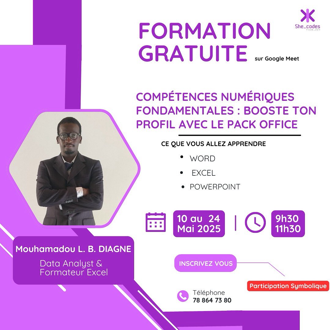 𝐄𝐓 𝐒𝐈 𝐄𝐍 𝟏𝟎 𝐡𝐞𝐮𝐫𝐬 𝐒𝐄𝐔𝐋𝐄𝐌𝐄𝐍𝐓, 𝐕𝐎𝐔𝐒 𝐌𝐀𝐈̂𝐓𝐑𝐈𝐒𝐈𝐄𝐙 𝐋𝐄𝐒 𝐎𝐔𝐓𝐈𝐋𝐒 𝐐𝐔𝐈 𝐅𝐎𝐍𝐓 𝐋𝐀 𝐃𝐈𝐅𝐅𝐄́𝐑𝐄𝐍𝐂𝐄 ?
🎯 𝐏𝐎𝐔𝐑 𝐐𝐔𝐈 ?
➡️ Étudiants qui veulent sortir du lot
➡️ Pros en quête de montée en compétences express
➡️ Entrepreneurs