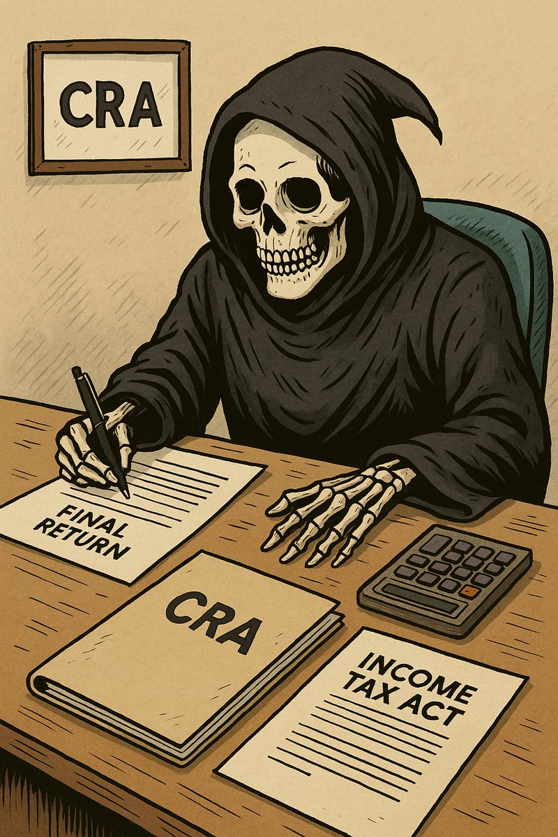Agapi_Marketing's tweet image. Think death is the end of taxes? The CRA disagrees.
Deemed disposition treats assets as sold at death—and it can sting.
Learn what it means for executors and how to plan ahead: agapimarketing.com/nexsteps/the-c…
#EstatePlanning #DeemedDisposition #ExecutorTips #CanadaTax #NEXsteps