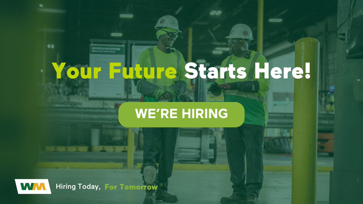 At <a href="/WasteManagement/">WM</a>, we're all about seizing opportunities! From exploring different roles to leveraging our education assistance, the possibilities for growth are endless. Let's embrace it and keep moving forward together!

wm.com/us/en/inside-w…