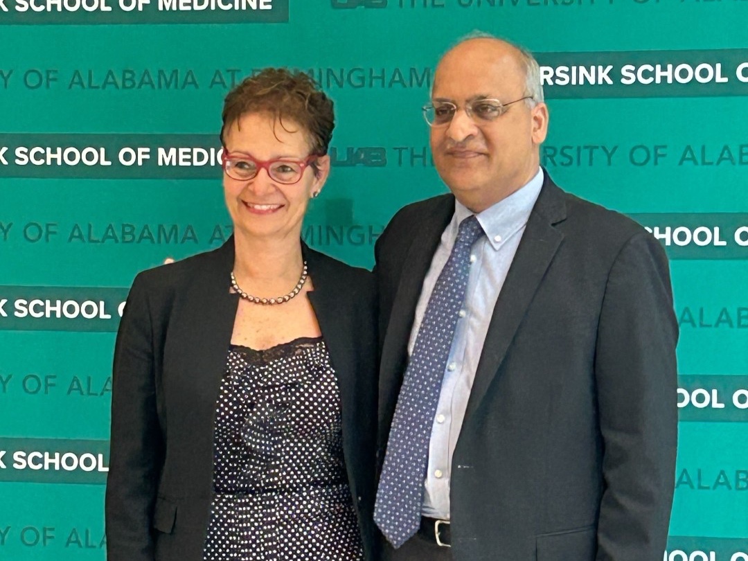 UAB Pathology (@uabpathology) on Twitter photo Cristina Magi-Galluzzi, M.D., Ph.D., <a href="/DrCristinaMagi/">CristinaMagiGalluzzi</a>, and Vishnu Reddy, M.D., were recognized at the <a href="/UABHeersink/">UAB Heersink School of Medicine</a> 2025 Endowed Chairs and Professorships Reception for their recently named endowed positions. Congratulations, Drs. Magi and Reddy!
Read more: bit.ly/44v32V4 Cristina Magi-Galluzzi, M.D., Ph.D., <a href="/DrCristinaMagi/">CristinaMagiGalluzzi</a>, and Vishnu Reddy, M.D., were recognized at the <a href="/UABHeersink/">UAB Heersink School of Medicine</a> 2025 Endowed Chairs and Professorships Reception for their recently named endowed positions. Congratulations, Drs. Magi and Reddy!
Read more: bit.ly/44v32V4