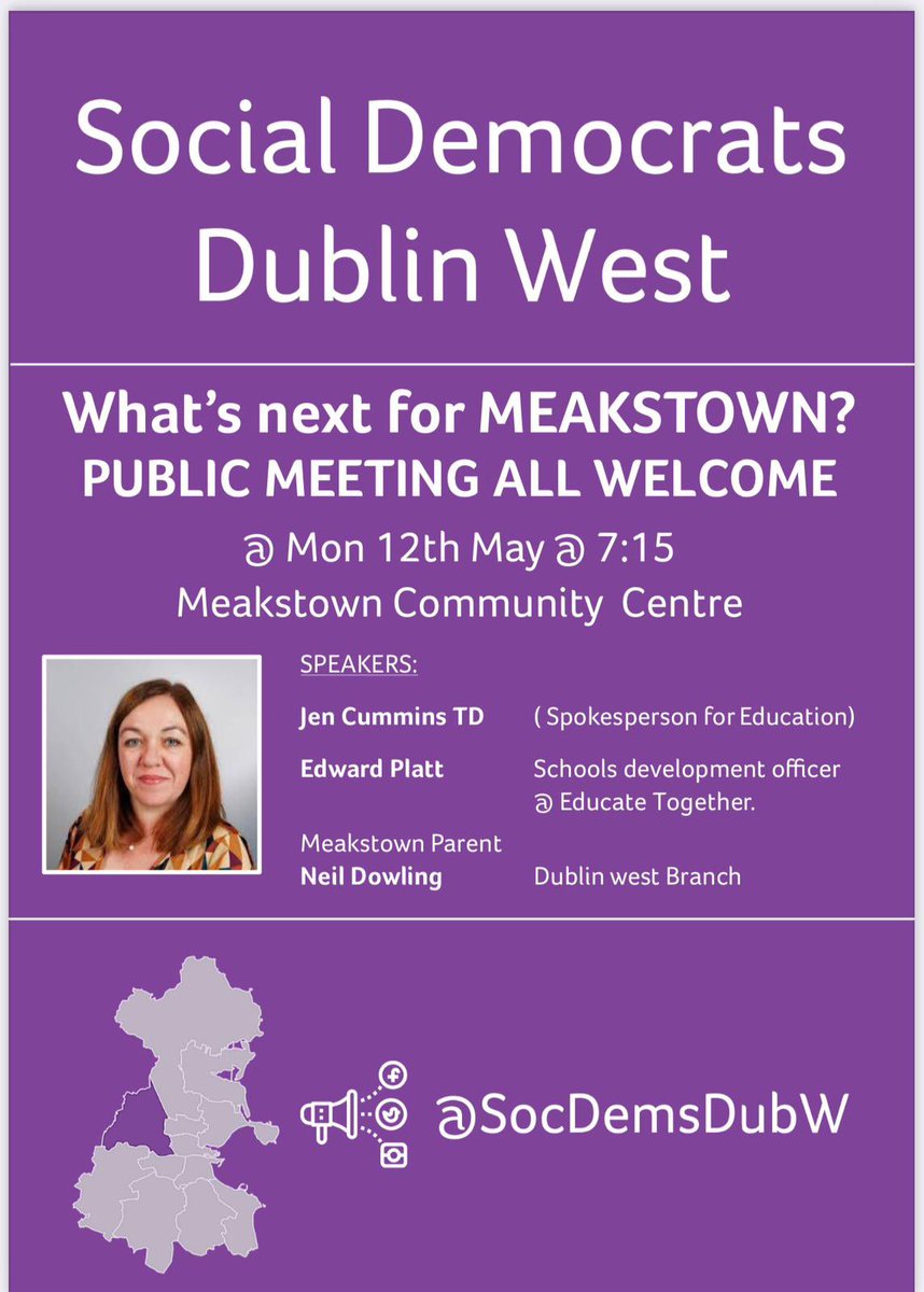 Social Democrats Dublin West (@socdemsdubw) on Twitter photo 