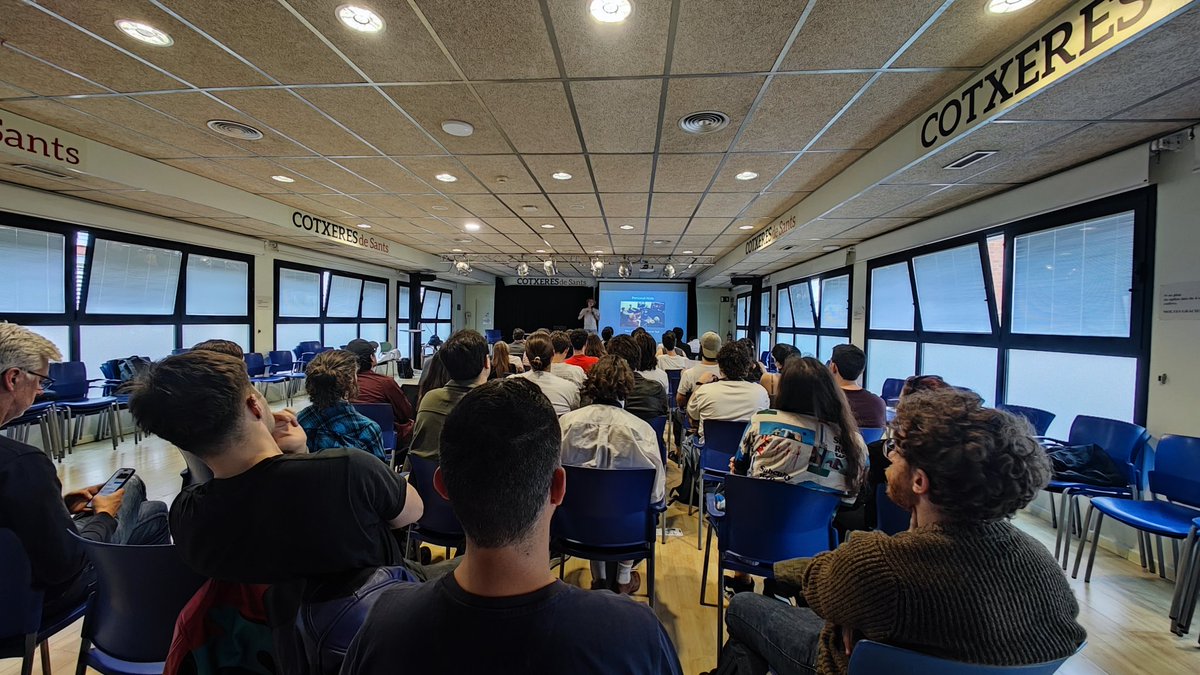 Un mes més amb nova edició de <a href="/bcngamecreators/">Barcelona Game Creators</a> a <a href="/CotxeresCasinet/">Casinet-Cotxeres</a>

Avui escoltem sobre "sustainability and positive messages to kids in games", "Power of Node-Based Notetaking" i les últimes novetats de <a href="/PoisonPillGames/">Vegangsters 🃏 🥕OUT NOW🥕</a>