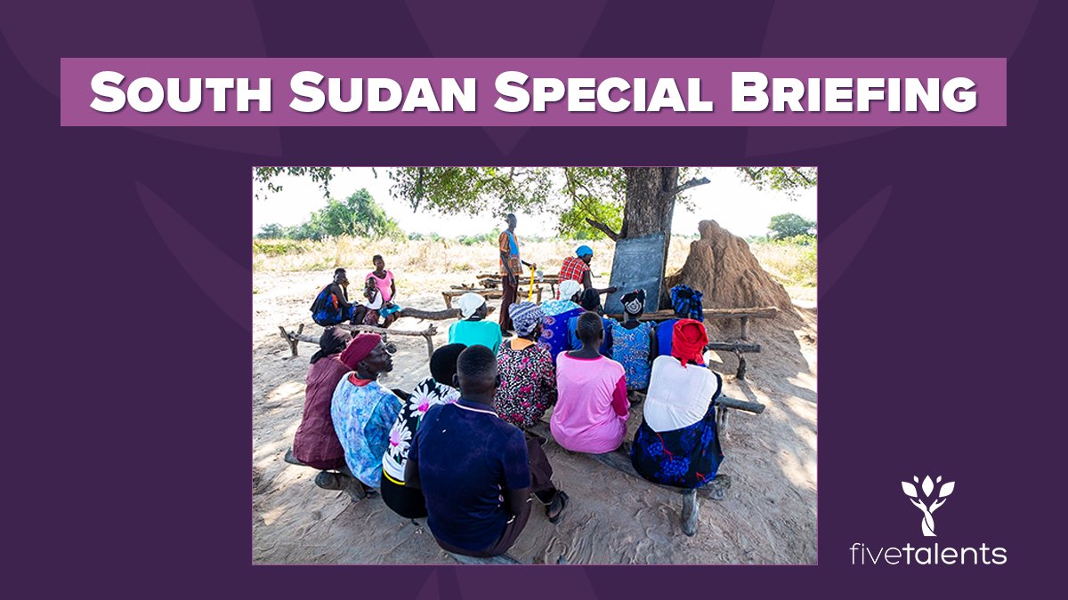 #TBT to our virtual South Sudan special briefing, hosted jointly with our friends at Five Talents UK. If you missed it, click here to watch the recording ➡️ bit.ly/44LRblg